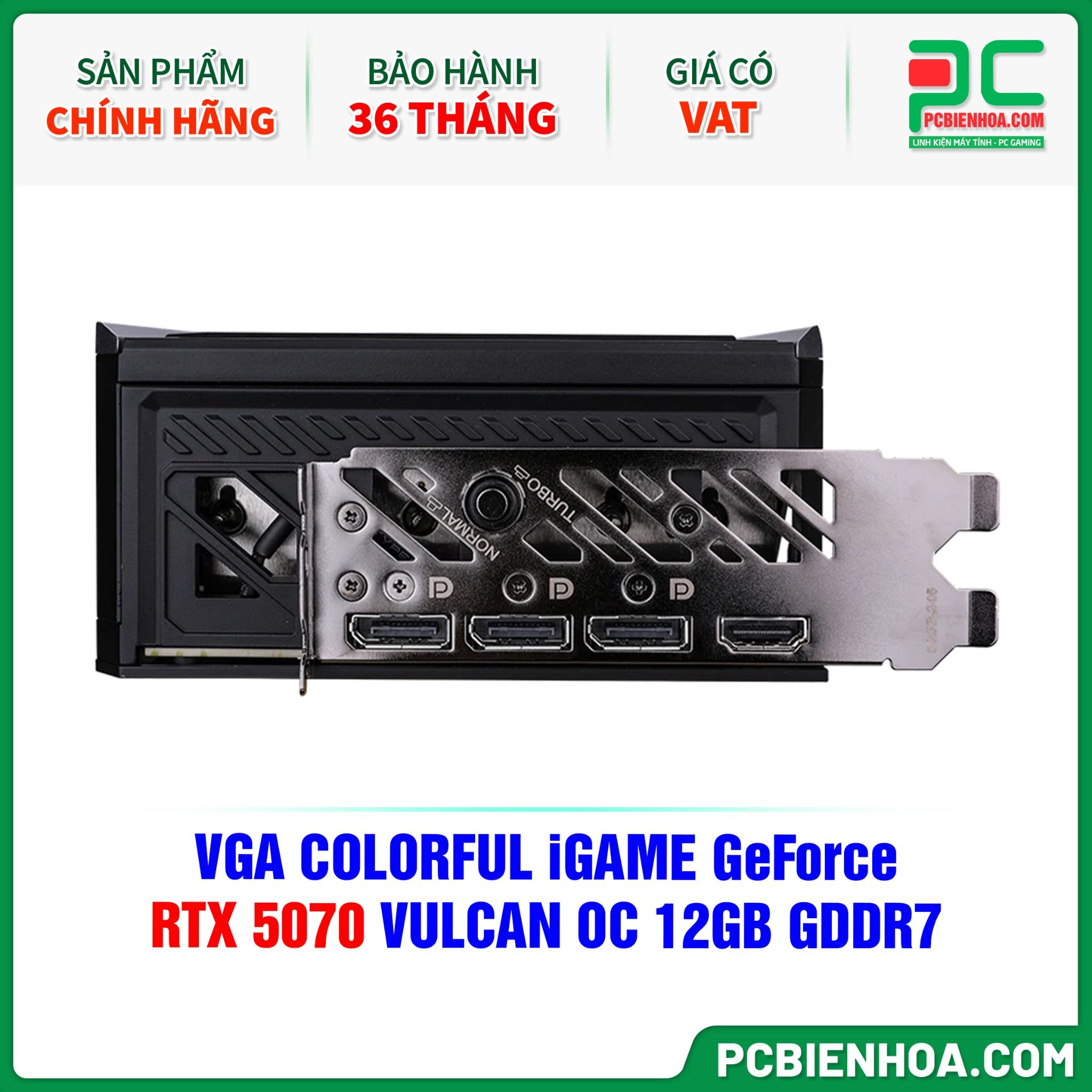 VGA COLORFUL iGAME GeForce RTX 5070 VULCAN OC 12GB GDDR7