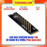  SSD MSI SPATIUM M450 1TB - 3D NAND M.2 NVMe PCIe Gen4.0x4 