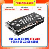  VGA GALAX GeForce RTX 4060 1-CLICK OC 2X 8GB GDDR6 ( 46NSL8MD8LOC ) 