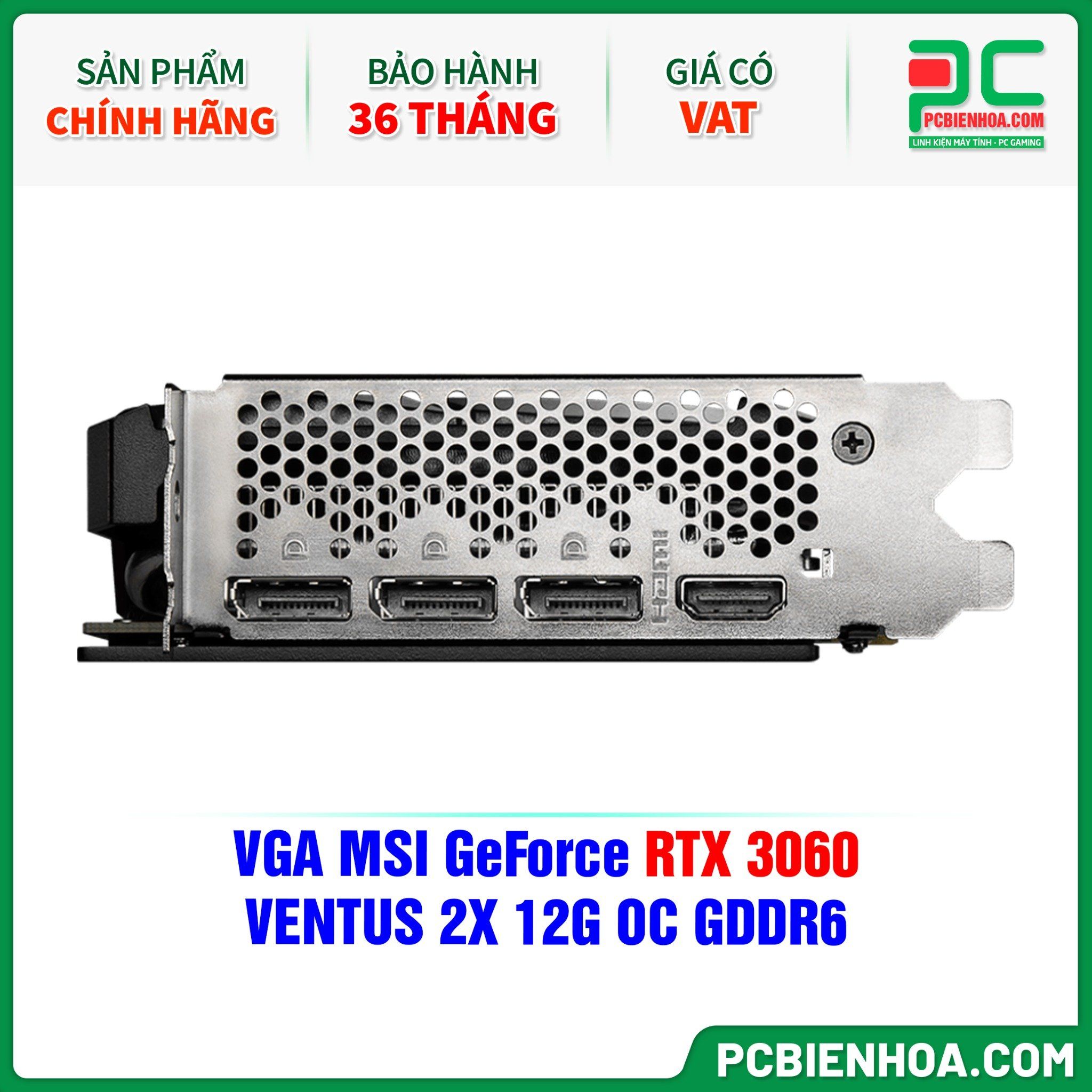 VGA MSI GeForce RTX 3060 VENTUS 2X 12G OC GDDR6