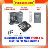  MAINBOARD ASUS PRIME B760M-A D4 ( LGA1700 / m-ATX / 4xDDR4 ) 