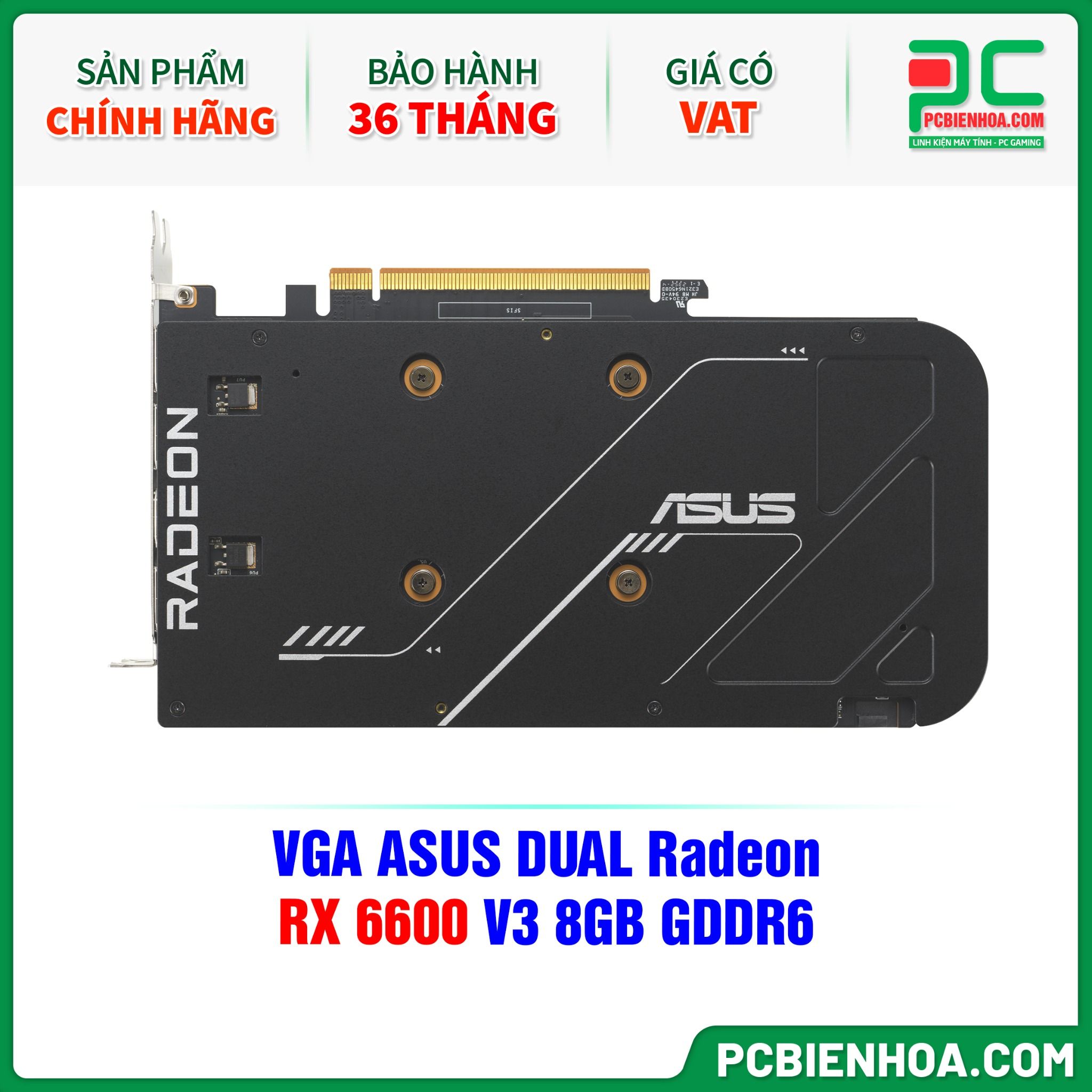 VGA ASUS DUAL Radeon RX 6600 V3 8GB GDDR6 ( DUAL-RX6600-8G-V3 )