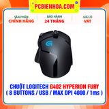  CHUỘT LOGITECH G402 HYPERION FURY ( 8 BUTTONS / USB / MAX DPI 4000 / 1ms ) 