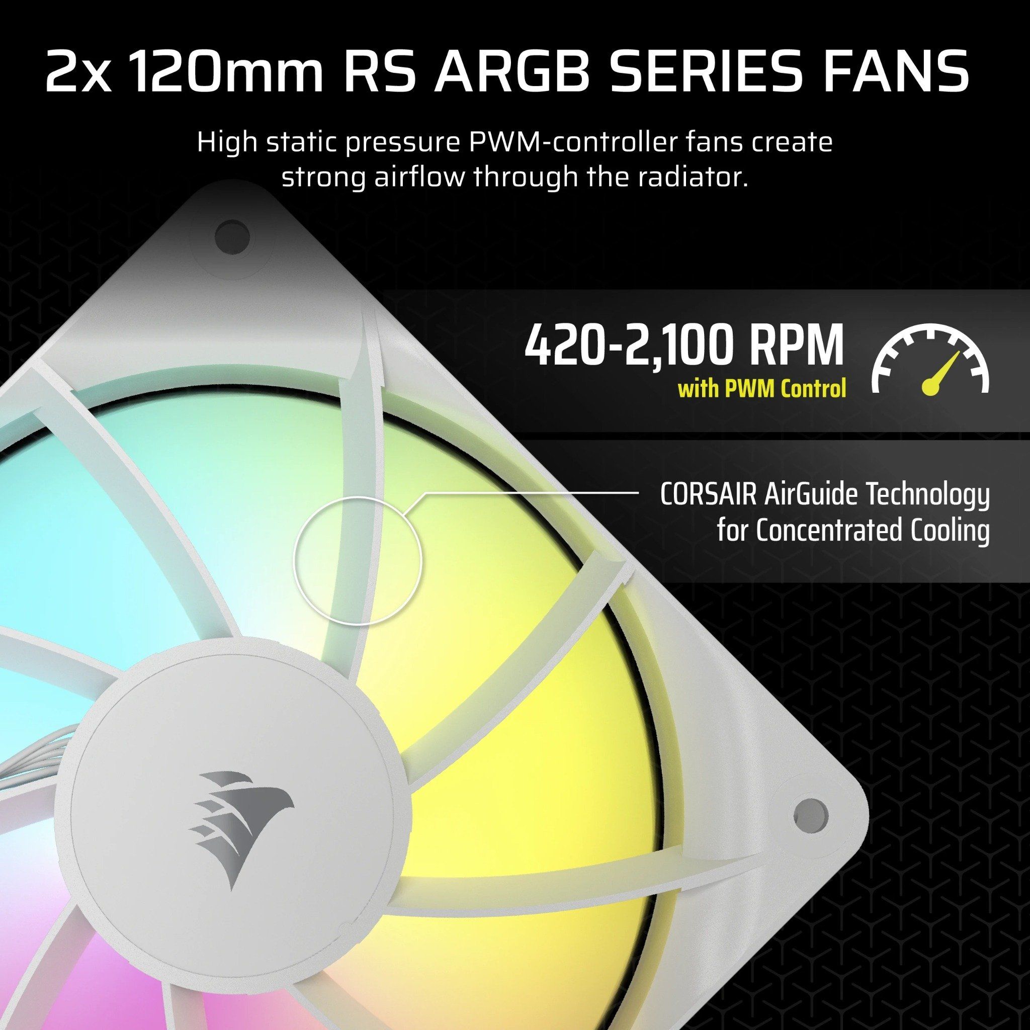 TẢN NHIỆT NƯỚC AIO CORSAIR NAUTILUS 240 RS ARGB WHITE ( HỖ TRỢ SOCKET LGA1700|1851 / AM5 )