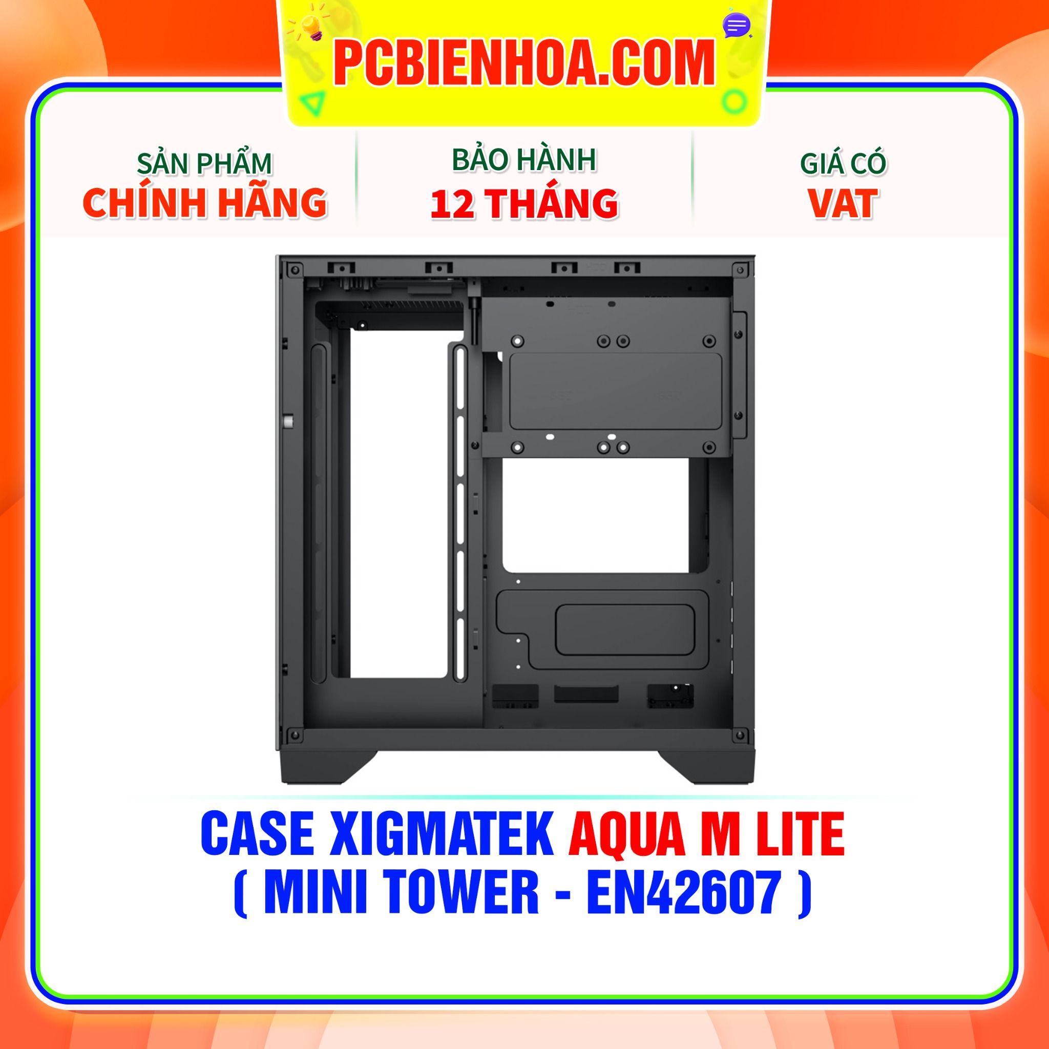  CASE XIGMATEK AQUA M LITE - ( MINI TOWER - EN42607 ) 