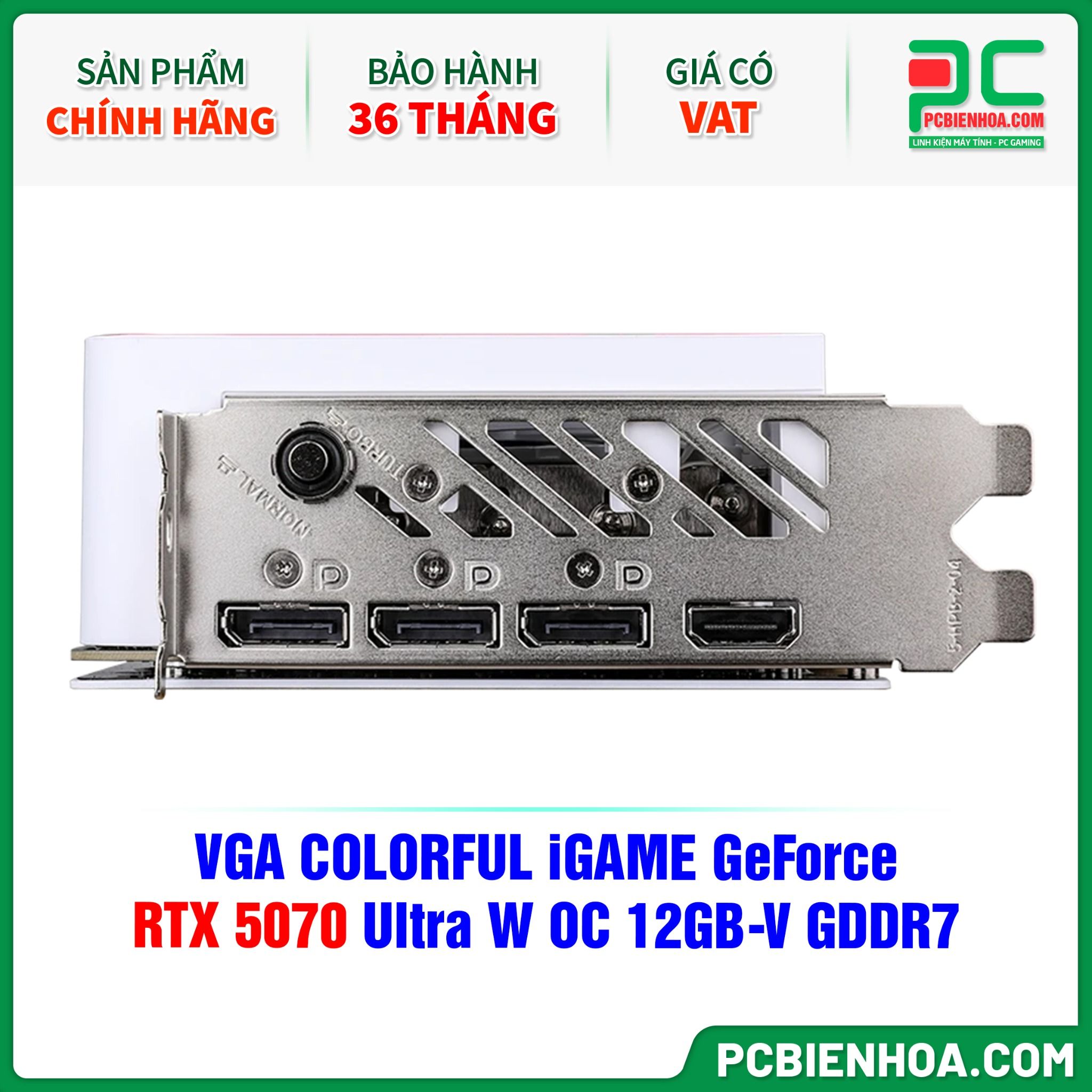 VGA COLORFUL iGAME GeForce RTX 5070 Ultra W OC 12GB-V GDDR7