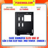  CASE XIGMATEK ELITE ONE 3F - SẴN 3 FAN X22F RGB ( MID TOWER - EN0839 ) 