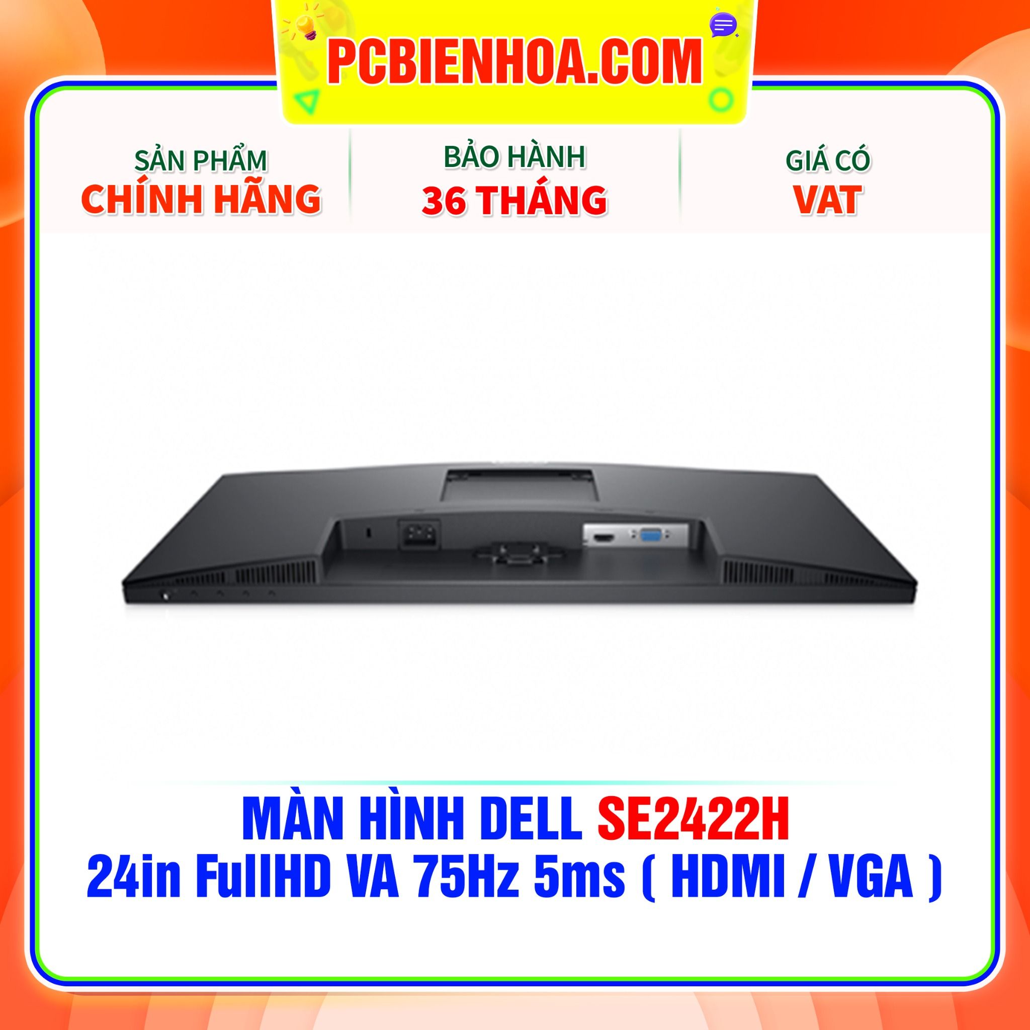  MÀN HÌNH DELL SE2422H 24in FullHD VA 75Hz 5ms ( HDMI / VGA ) 