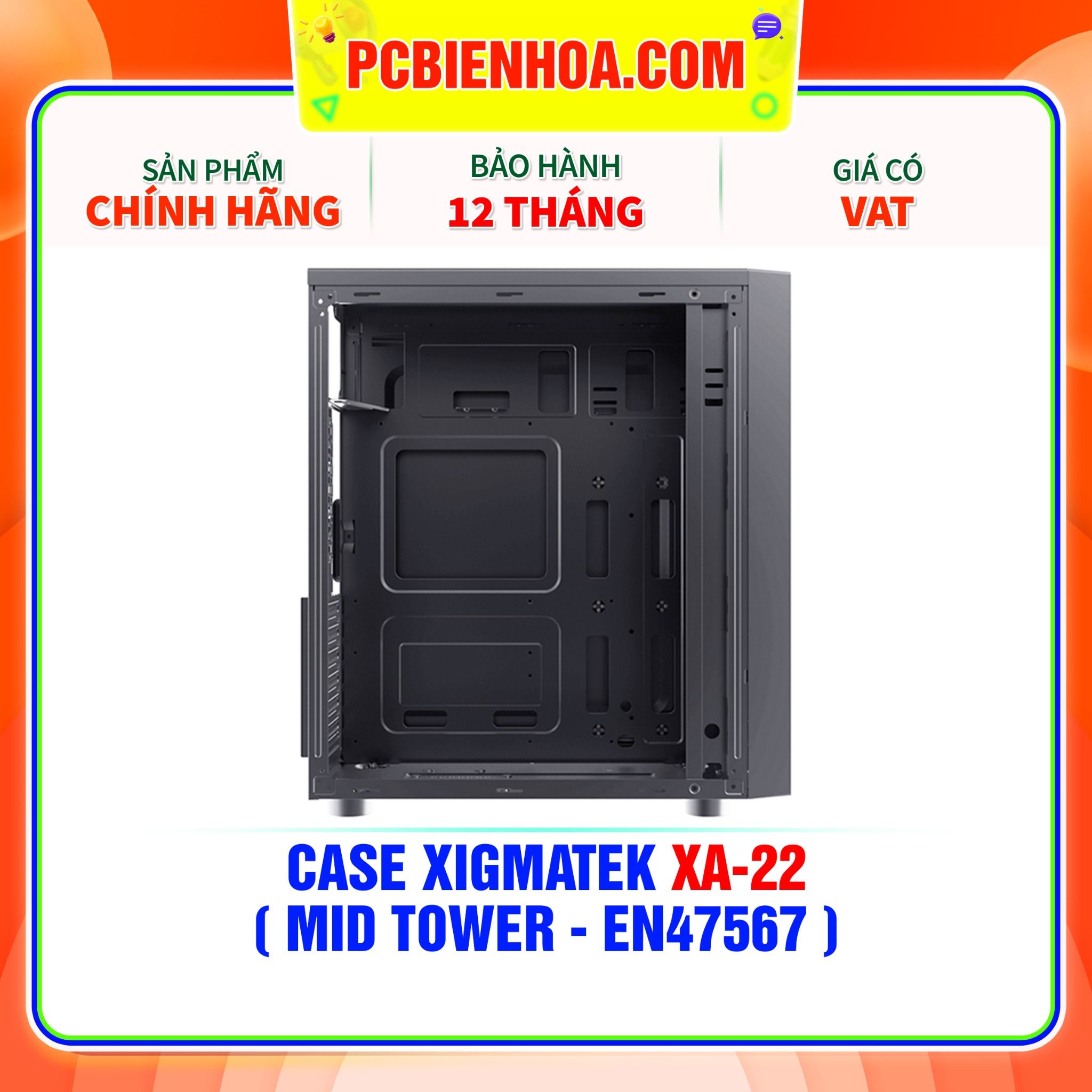  CASE XIGMATEK XA-22 ( MID TOWER - EN47567 ) 