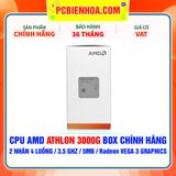  CPU AMD ATHLON 3000G BOX CHÍNH HÃNG ( 2 NHÂN 4 LUỒNG / 3.5 GHz / 5MB / RADEON VEGA 3 GRAPHICS ) 