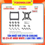  TẢN NHIỆT KHÍ CPU ID-COOLING SE-214-XT ARGB WHITE ( HỖ TRỢ SOCKET LGA1700 / AM5 ) 