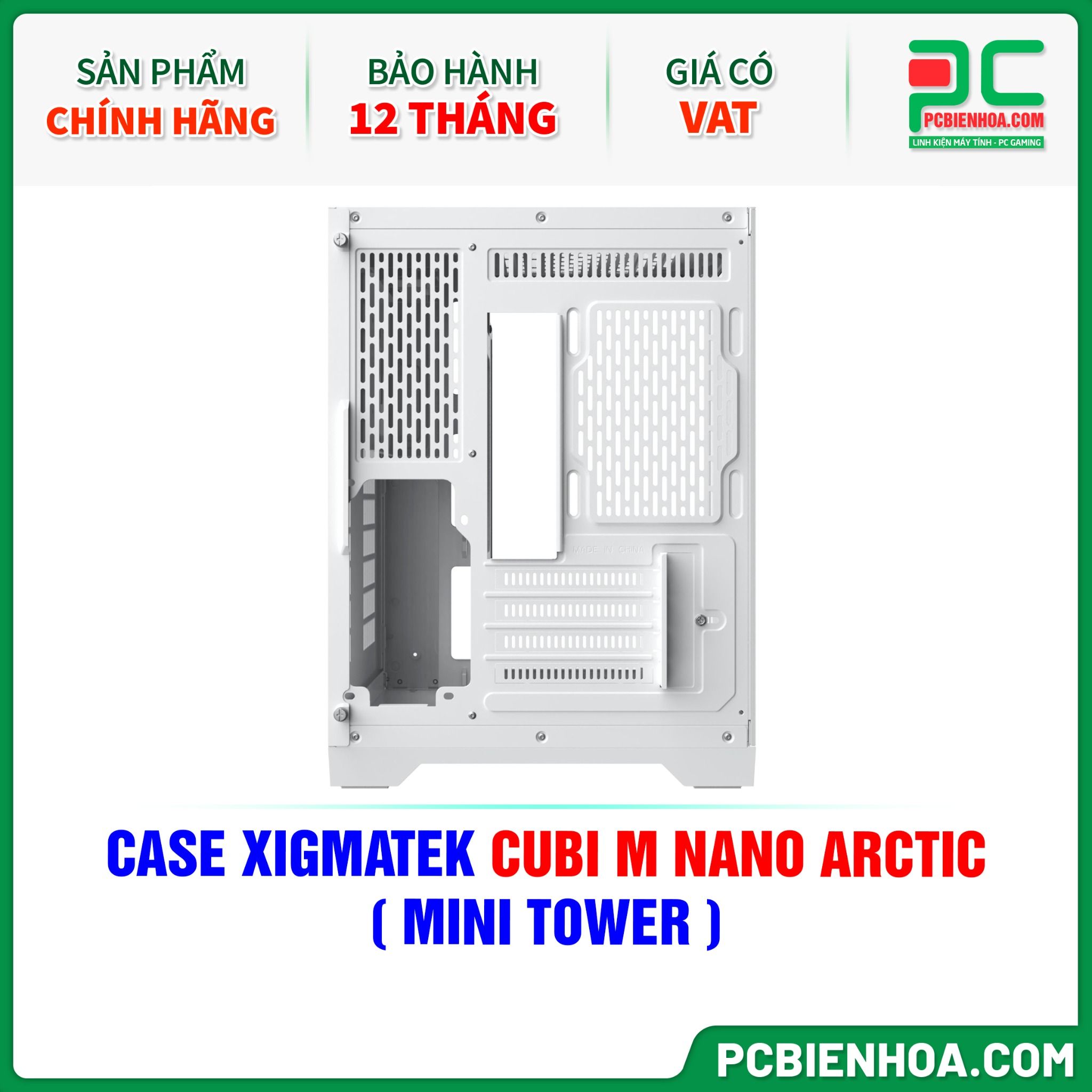 CASE XIGMATEK CUBI M NANO ARCTIC ( MINI TOWER - EN44960 )