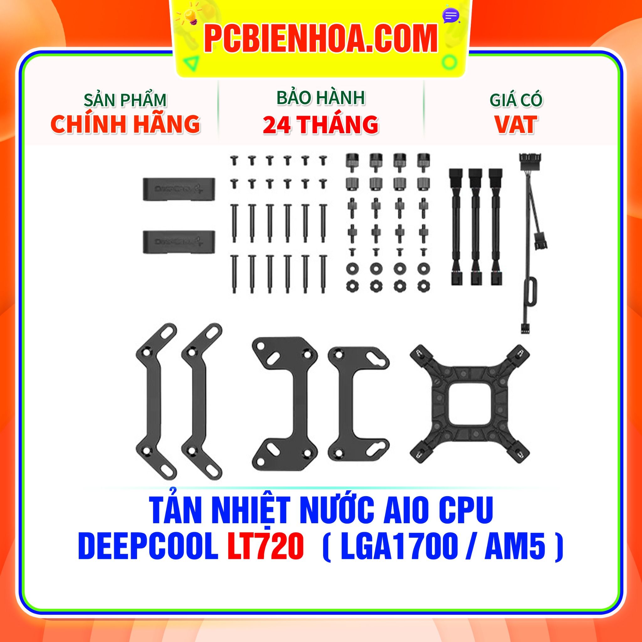  TẢN NHIỆT NƯỚC AIO CPU DEEPCOOL LT720 ( HỖ TRỢ SOCKET LGA1700 / AM5 ) 