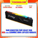  RAM KINGSTON FURY BEAST RGB 8GB (1x8GB) 3200MHz DDR4 ( KF432C16BBA/8 ) 