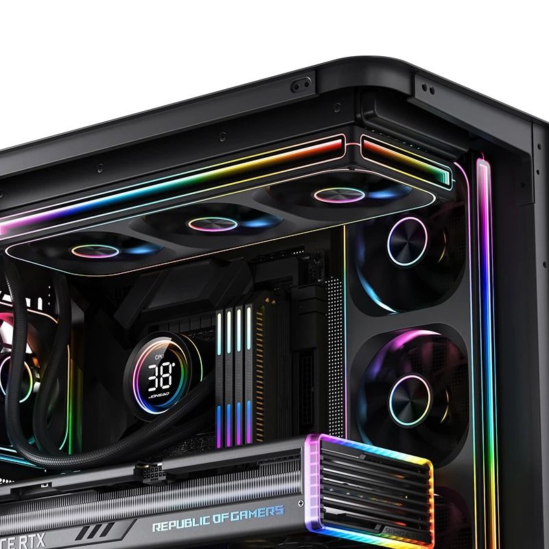 TẢN NHIỆT NƯỚC AIO JONSBO TH-360 ARGB BLACK ( HỖ TRỢ SOCKET LGA1700|1851 / AM5 )