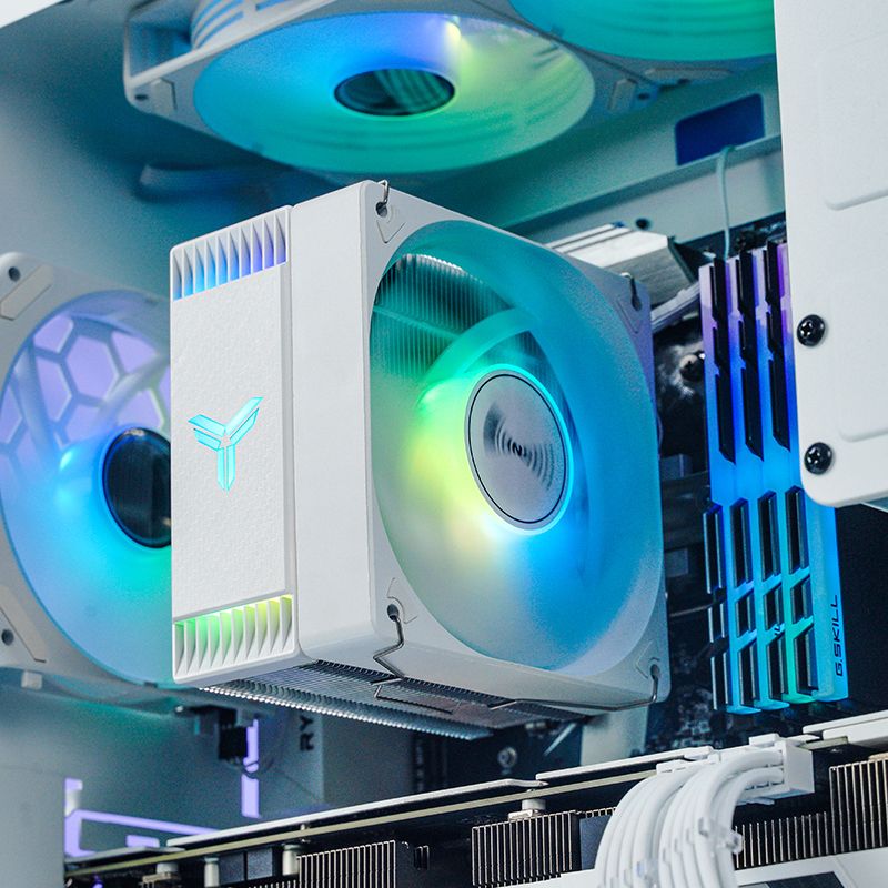 TẢN NHIỆT KHÍ JONSBO CR-1000 EVO RGB WHITE ( HỖ TRỢ SOCKET LGA1700 / AM5 )