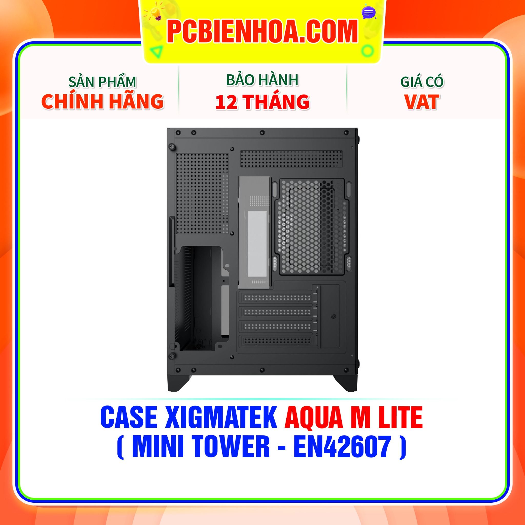  CASE XIGMATEK AQUA M LITE - ( MINI TOWER - EN42607 ) 