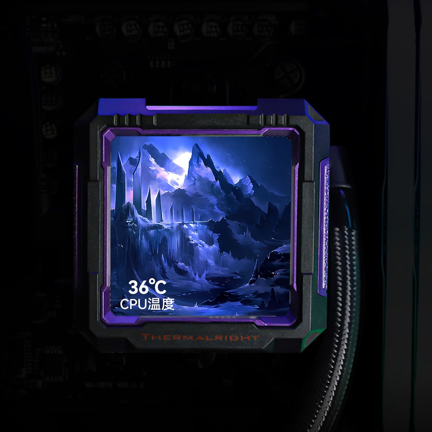 TẢN NHIỆT NƯỚC AIO THERMALRIGHT FROZEN WARFRAME PRO 360 BLACK ARGB ( HỖ TRỢ SOCKET LGA1700 | 1851 / AM5 )