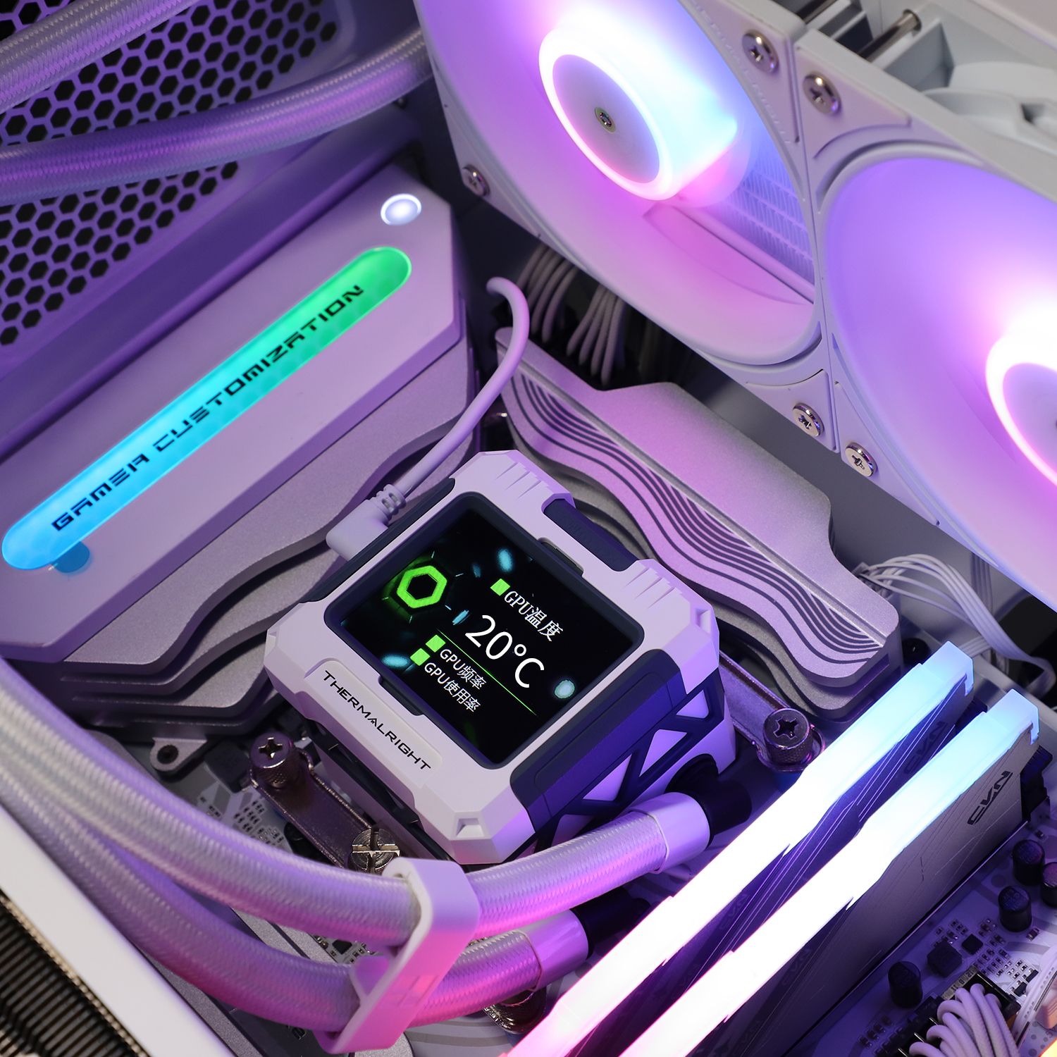 TẢN NHIỆT NƯỚC AIO THERMALRIGHT FROZEN WARFRAME 360 WHITE ARGB ( HỖ TRỢ SOCKET LGA1700 / AM5 )