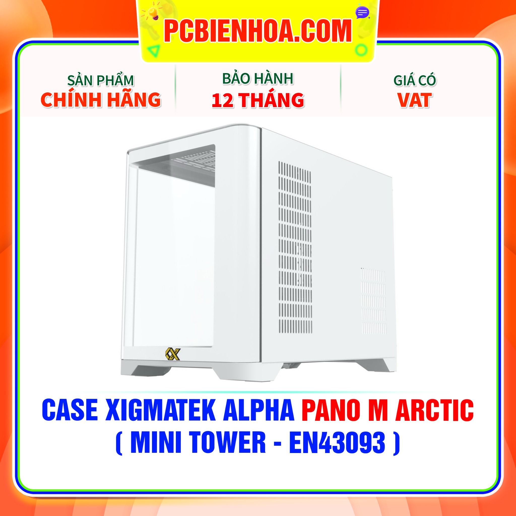  CASE XIGMATEK ALPHA PANO M ARCTIC ( MINI TOWER - EN43093 ) 