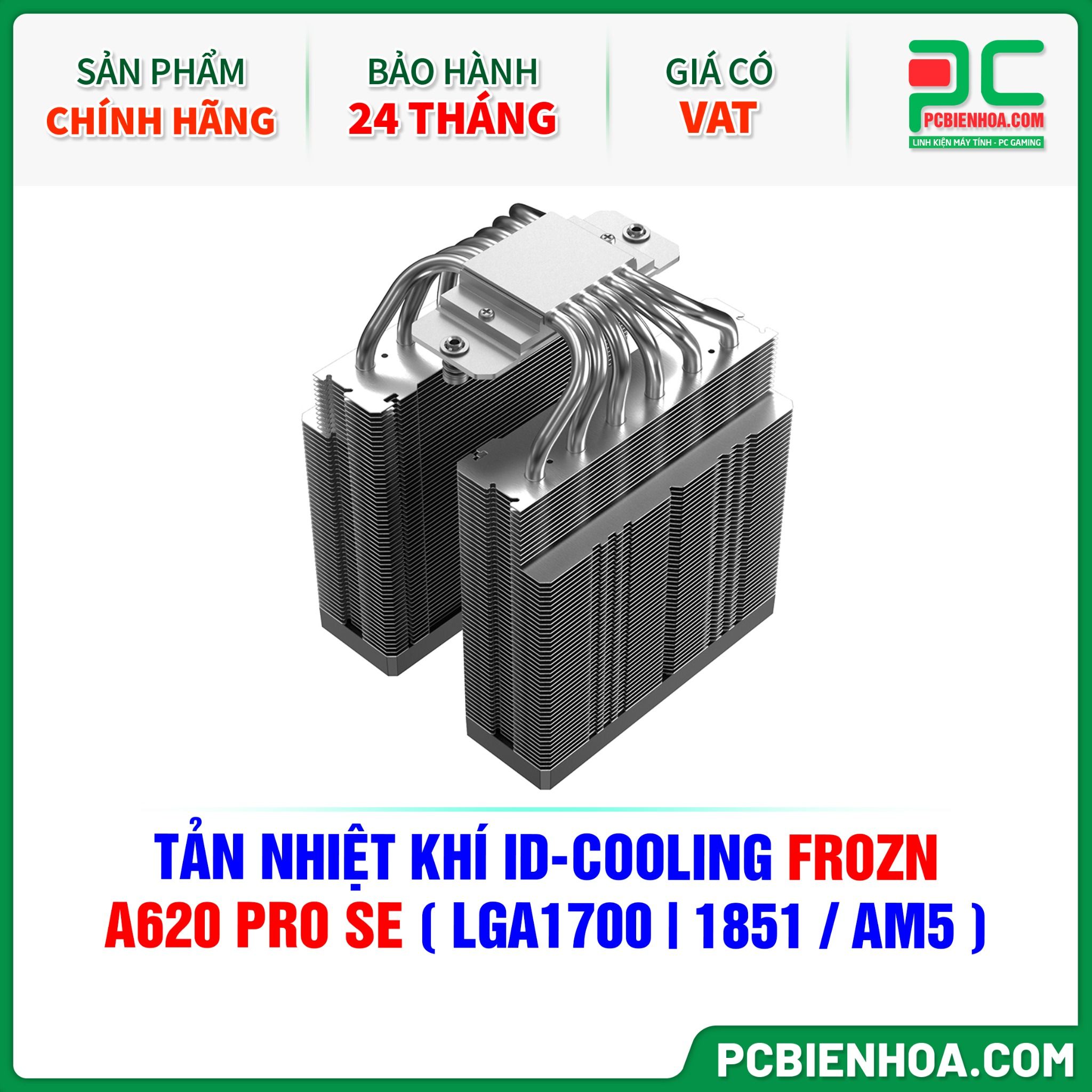 TẢN NHIỆT KHÍ ID-COOLING FROZN A620 PRO SE ( HỖ TRỢ SOCKET LGA1700|1851 / AM5 )