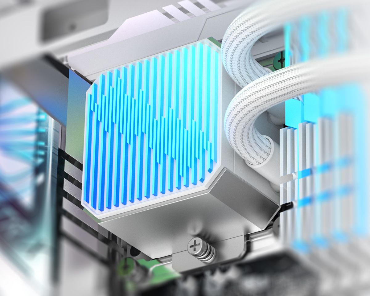 TẢN NHIỆT NƯỚC AIO ID-COOLING DX360 MAX WHITE ARGB ( HỖ TRỢ SOCKET LGA1700|1851 / AM5 )