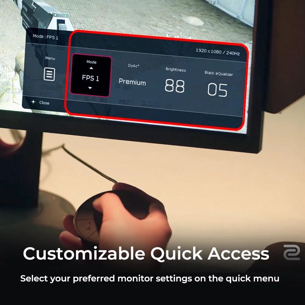 MÀN HÌNH BenQ ZOWIE XL2746K - 27in FullHD TN 240Hz 0.5ms ( DP / HDMI )
