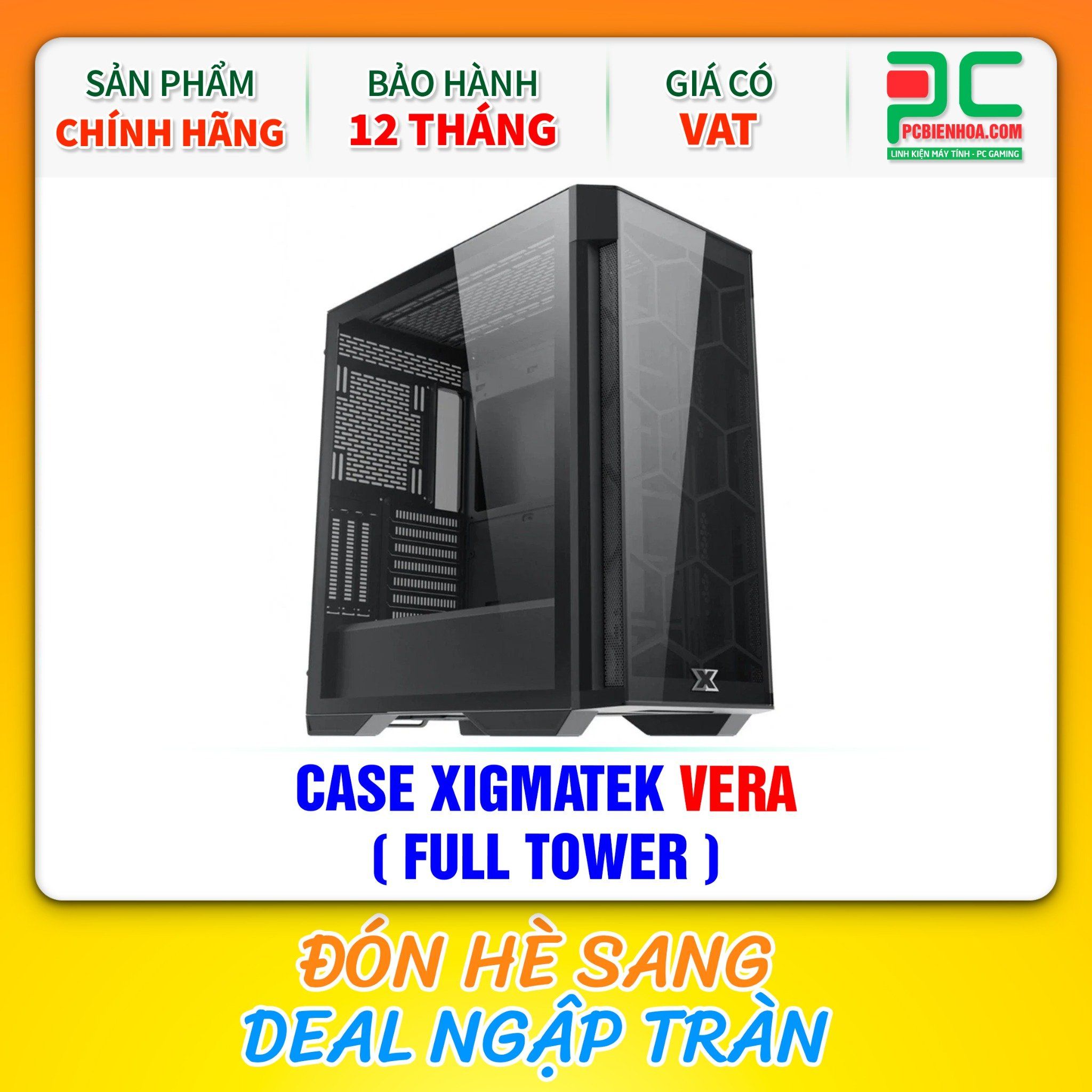 THANH LÝ - CASE XIGMATEK VERA - CHƯA KÈM FAN ( FULL TOWER - EN45730 )