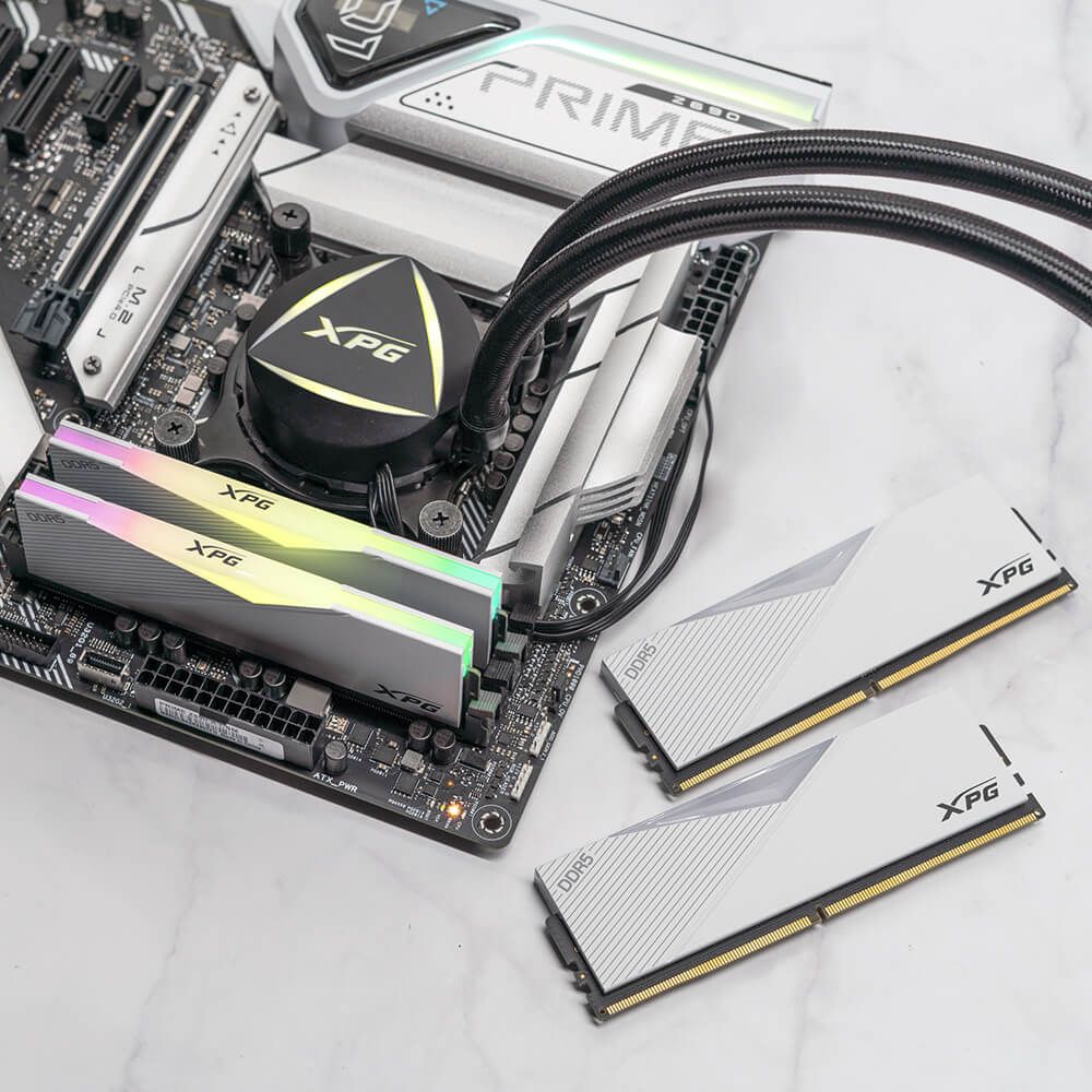 RAM ADATA XPG LANCER WHITE RGB - 32GB (2x16GB) 6000MHz DDR5