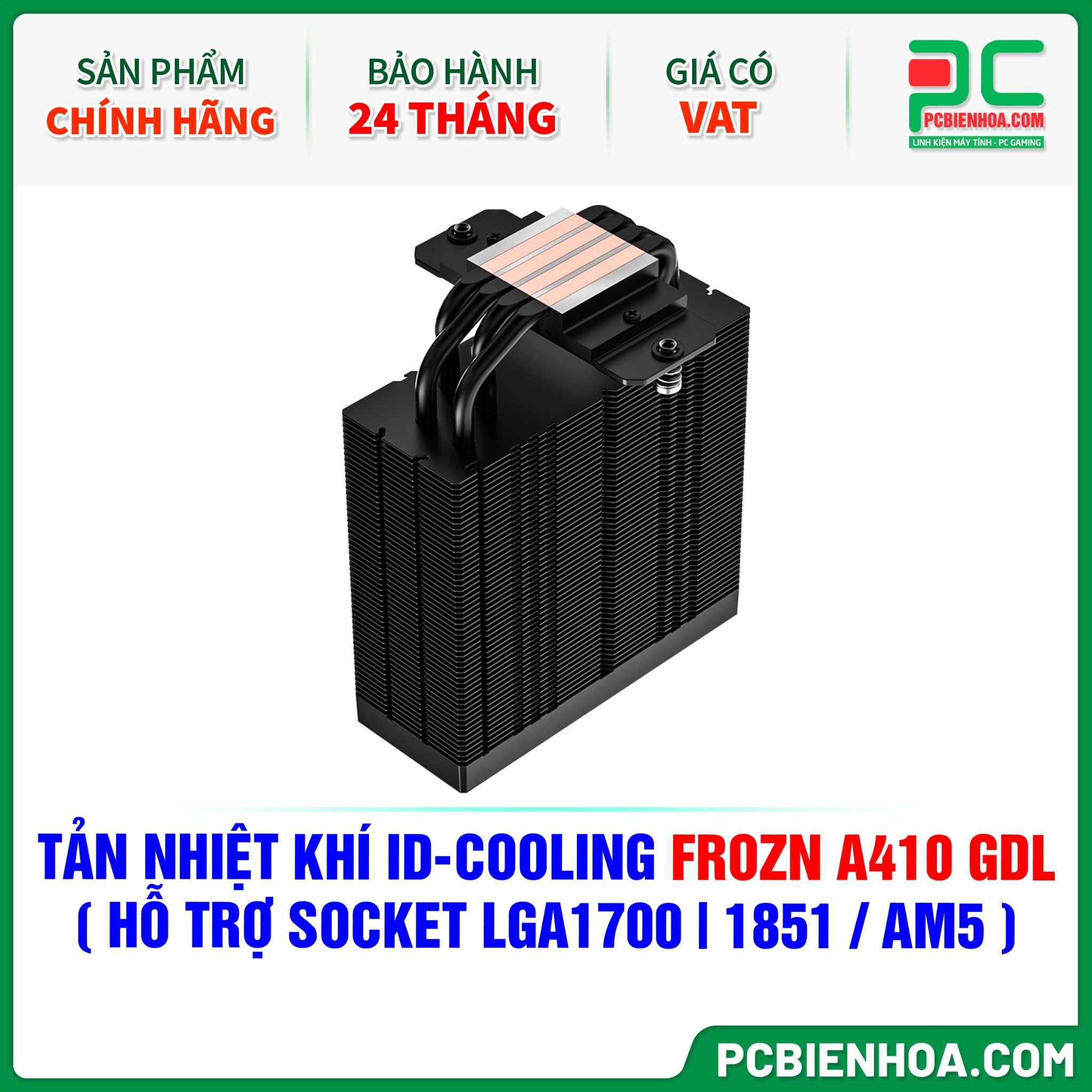 TẢN NHIỆT KHÍ ID-COOLING FROZN A410 GDL ( HỖ TRỢ SOCKET LGA1700|1851 / AM5 )