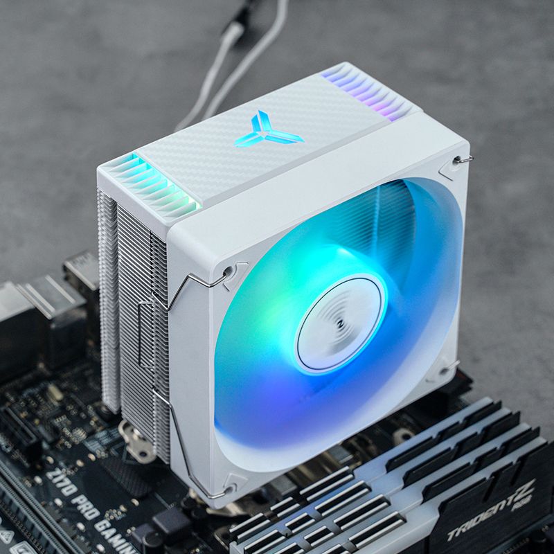 TẢN NHIỆT KHÍ JONSBO CR-1000 EVO RGB WHITE ( HỖ TRỢ SOCKET LGA1700 / AM5 )
