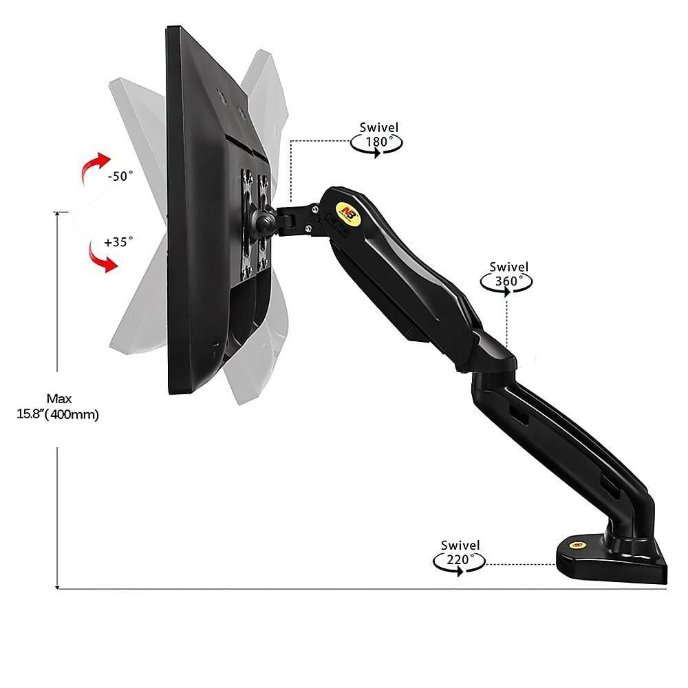 GIÁ ĐỠ MÀN HÌNH ( ARM ) NORTH BAYOU F160 ( HỖ TRỢ 2 MÀN HÌNH 17-27inch, 2~9Kg MỖI MÀN HÌNH )