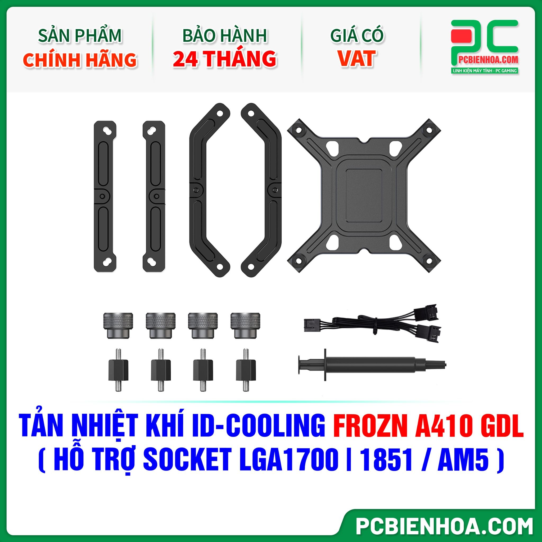 TẢN NHIỆT KHÍ ID-COOLING FROZN A410 GDL ( HỖ TRỢ SOCKET LGA1700|1851 / AM5 )