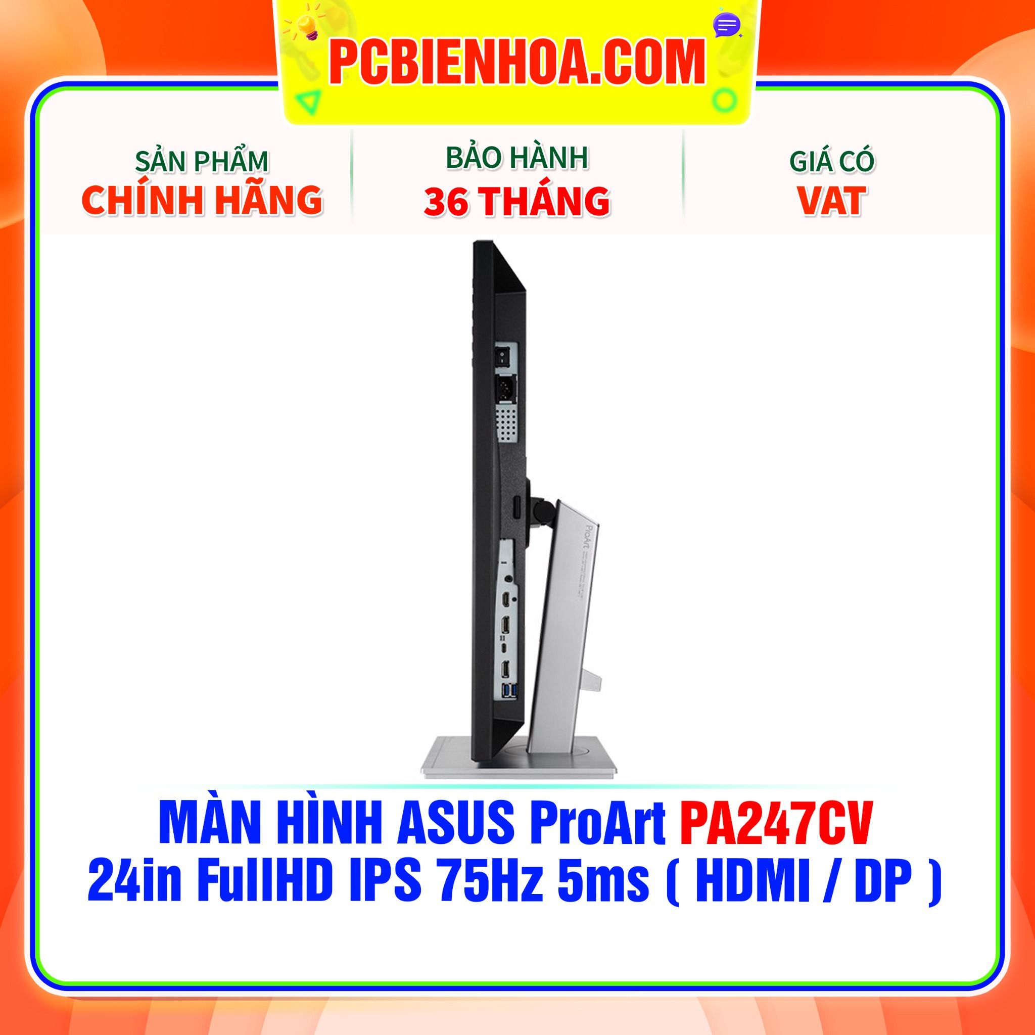  MÀN HÌNH ASUS ProArt PA247CV 24in FullHD IPS 75Hz 5ms ( HDMI / DP ) 