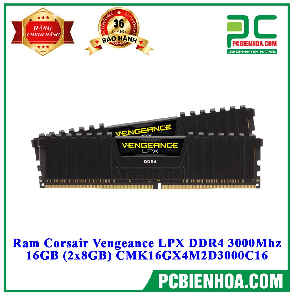 Ram Corsair Vengeance LPX DDR4 3000Mhz 16GB (2x8GB) CMK16GX4M2D3000C16