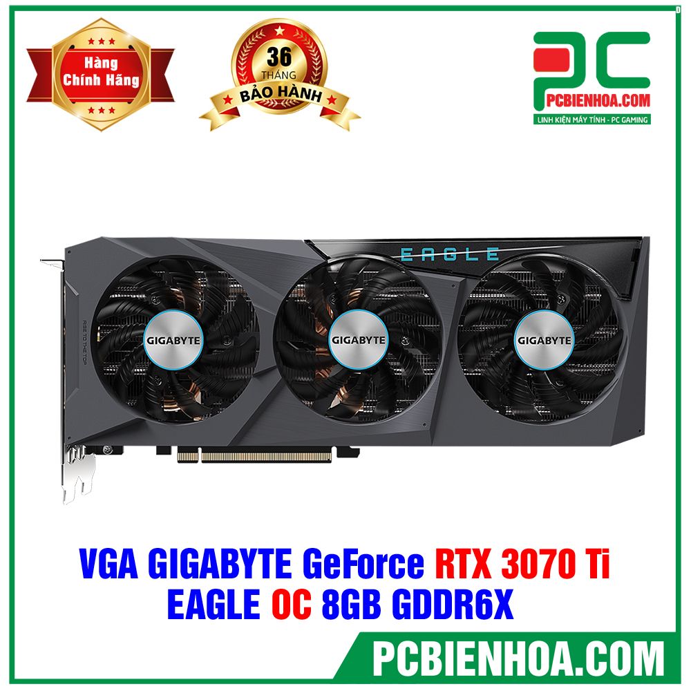 VGA GIGABYTE GeForce RTX 3070 Ti EAGLE OC 8G ( GV-N307TEAGLE OC-8GD ) (LIÊN HỆ ĐẶT HÀNG)