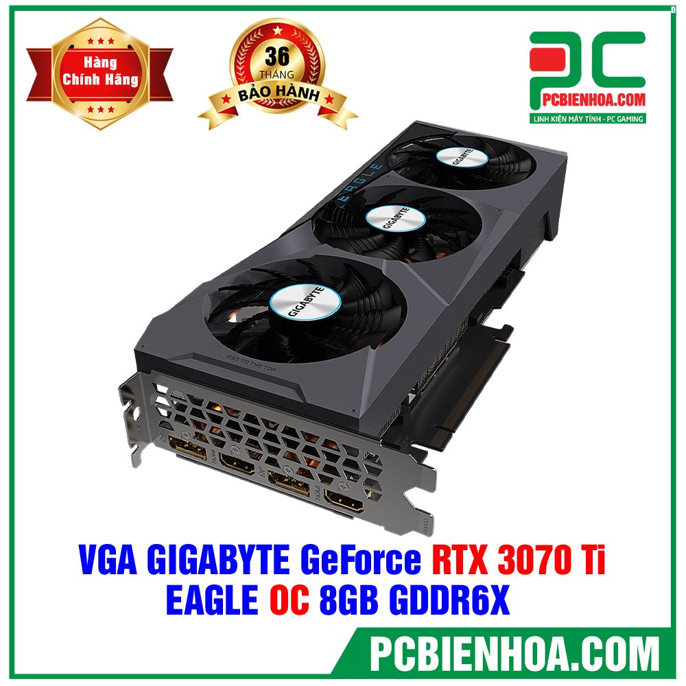 VGA GIGABYTE GeForce RTX 3070 Ti EAGLE OC 8G ( GV-N307TEAGLE OC-8GD ) (LIÊN HỆ ĐẶT HÀNG)