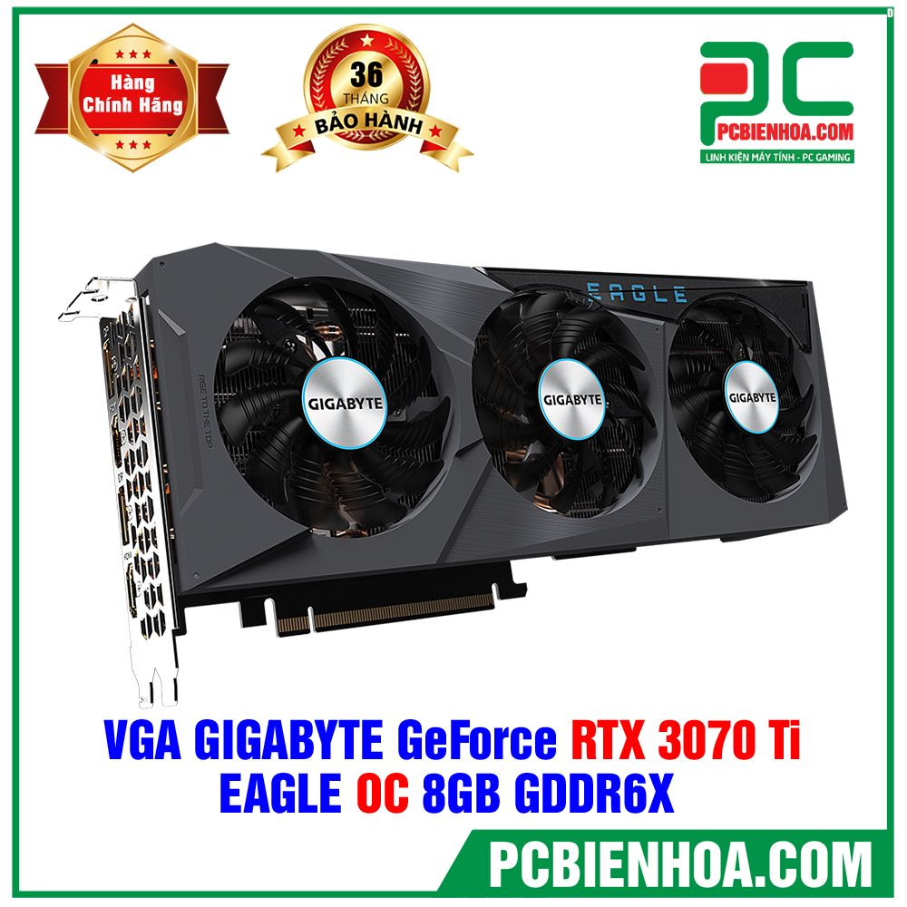 VGA GIGABYTE GeForce RTX 3070 Ti EAGLE OC 8G ( GV-N307TEAGLE OC-8GD ) (LIÊN HỆ ĐẶT HÀNG)