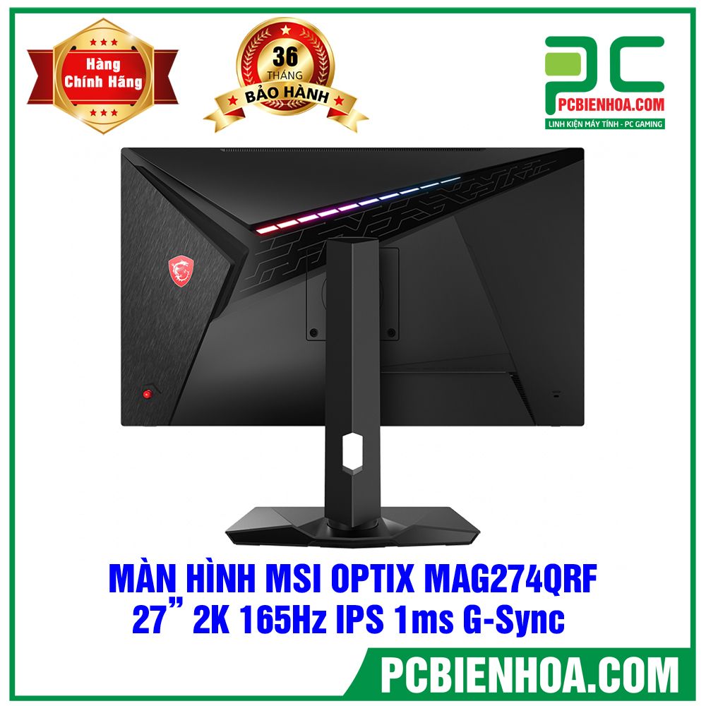 MÀN HÌNH MSI OPTIX MAG274QRF 27in IPS 165Hz 2K (WQHD) G-Sync