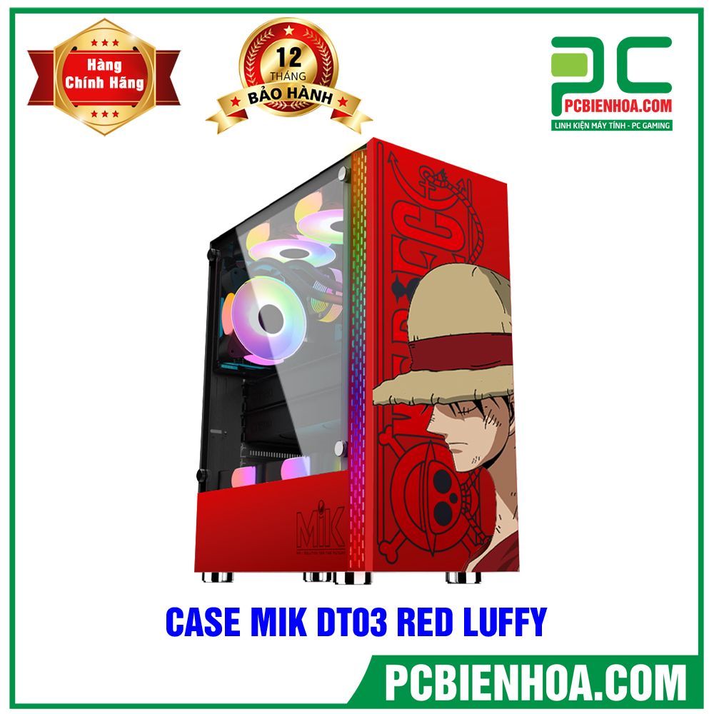 CASE MIK DT03 RED LUFFY ( MID TOWER )