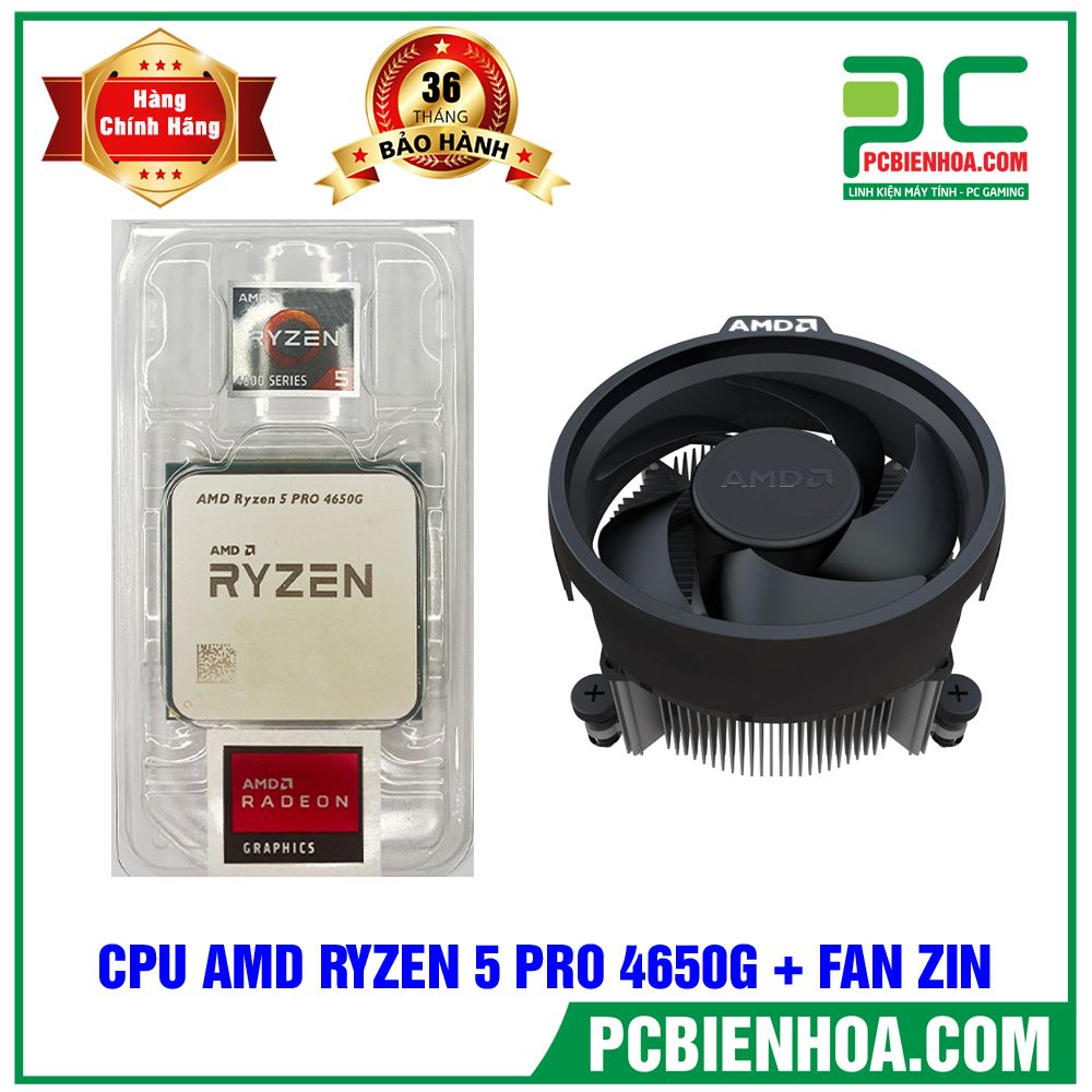 (TẠM HẾT HÀNG) CPU AMD Ryzen 5 PRO 4650G (MPK) (Kèm Fan zin CHIẾN MAX GAME ONLINE )