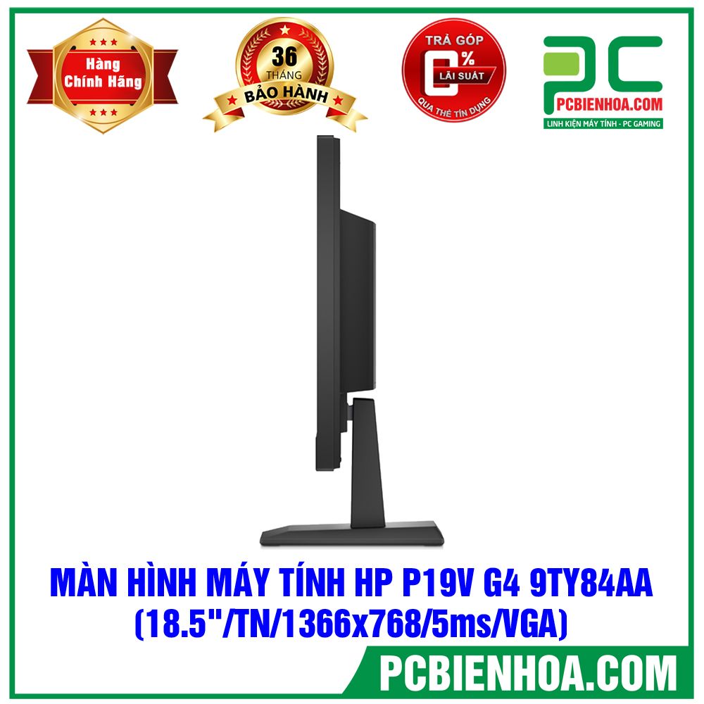 Màn Hình HP P19V G4 9TY84AA 19in 60Hz HD (TN/ 1366x768 /5ms/VGA)