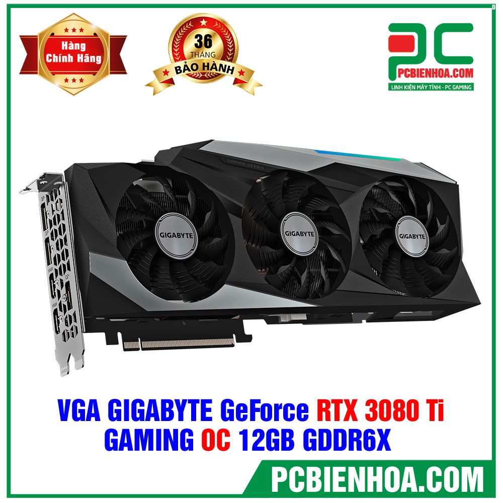 VGA GIGABYTE GeForce RTX 3080 Ti GAMING OC 12G ( GV-N308TGAMING OC-12GD ) (LIÊN HỆ ĐẶT HÀNG)