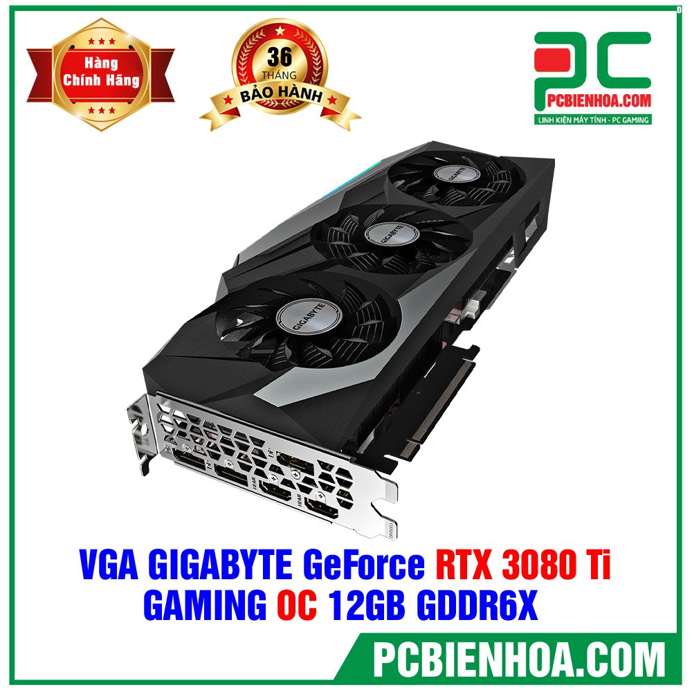 VGA GIGABYTE GeForce RTX 3080 Ti GAMING OC 12G ( GV-N308TGAMING OC-12GD ) (LIÊN HỆ ĐẶT HÀNG)