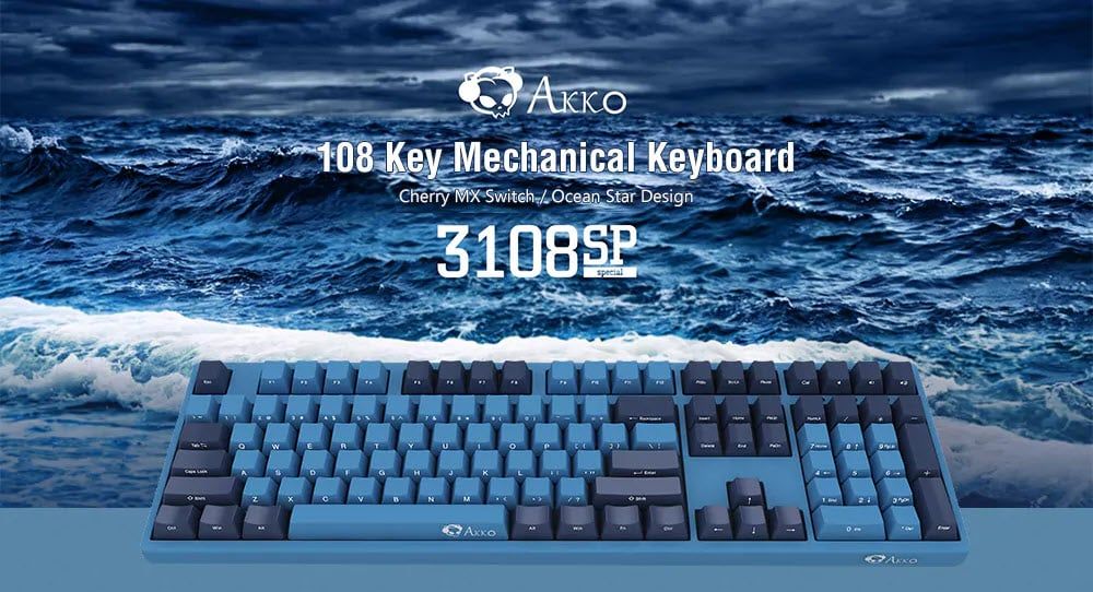 Bàn phím cơ AKKO 3108 SP Ocean Star (Cherry switch)