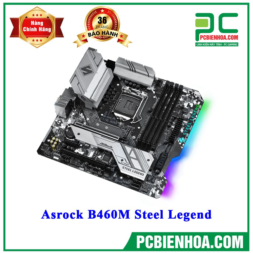 Mainboard Asrock B460M Steel Legend ( LGA1200 / M-ATX / 4xDDR4 )