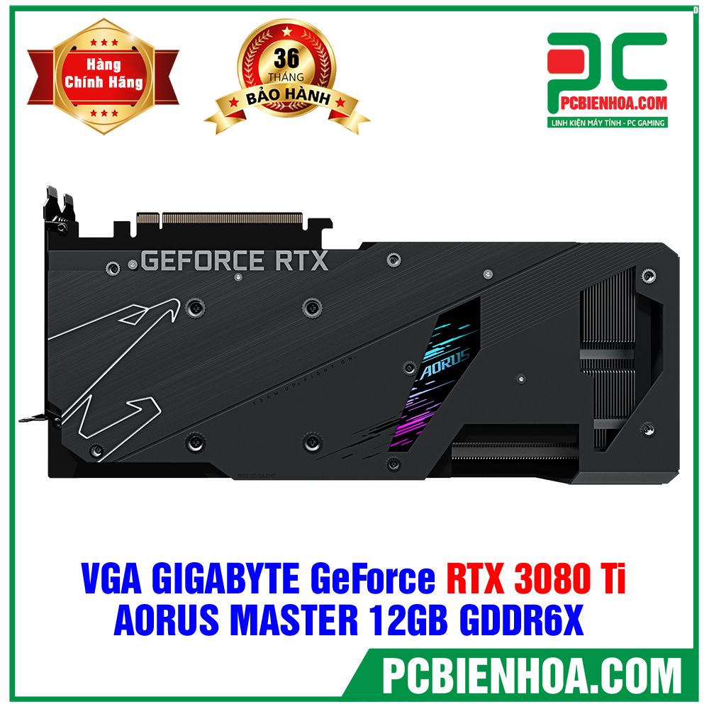 VGA GIGABYTE GeForce RTX 3080 Ti AORUS MASTER 12G ( GV-N308TAORUS M-12GD ) (LIÊN HỆ ĐẶT HÀNG)