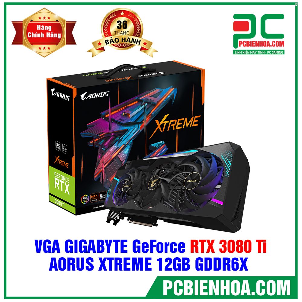 VGA GIGABYTE GeForce RTX 3080 Ti AORUS XTREME 12G ( GV-N308TAORUS X-12GD ) (LIÊN HỆ ĐẶT HÀNG)