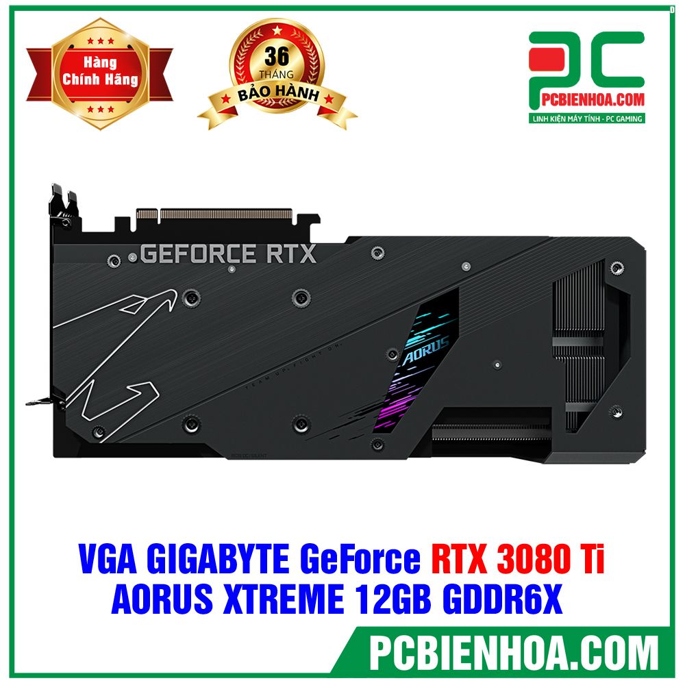 VGA GIGABYTE GeForce RTX 3080 Ti AORUS XTREME 12G ( GV-N308TAORUS X-12GD ) (LIÊN HỆ ĐẶT HÀNG)