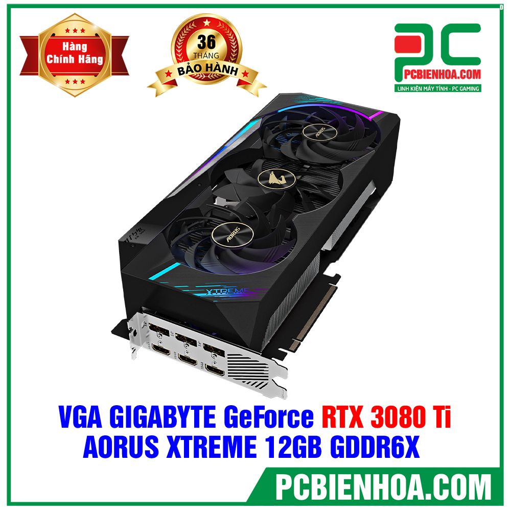 VGA GIGABYTE GeForce RTX 3080 Ti AORUS XTREME 12G ( GV-N308TAORUS X-12GD ) (LIÊN HỆ ĐẶT HÀNG)